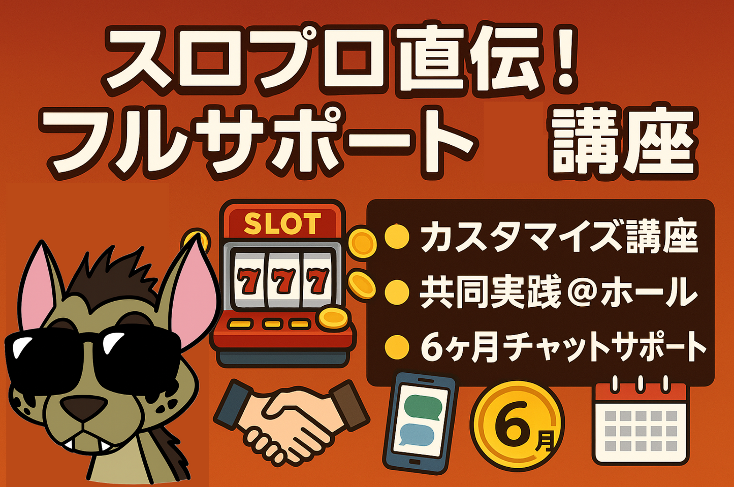 ハイエナ実践塾　-6ヶ月フルサポートー　※要相談